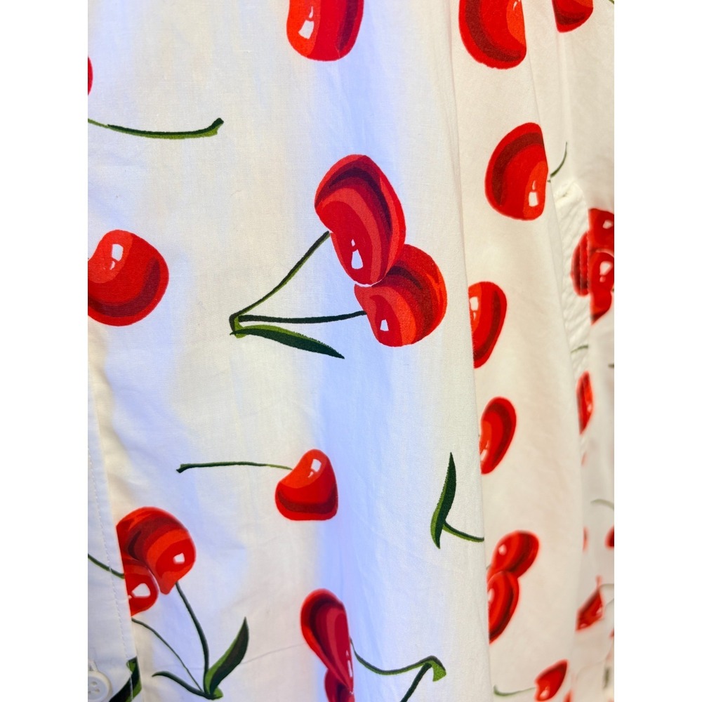 Essentiel Antwerp Spring Hingy Sequin Embellished Cherries Button Maxi Dress 12 - Picture 6 of 16